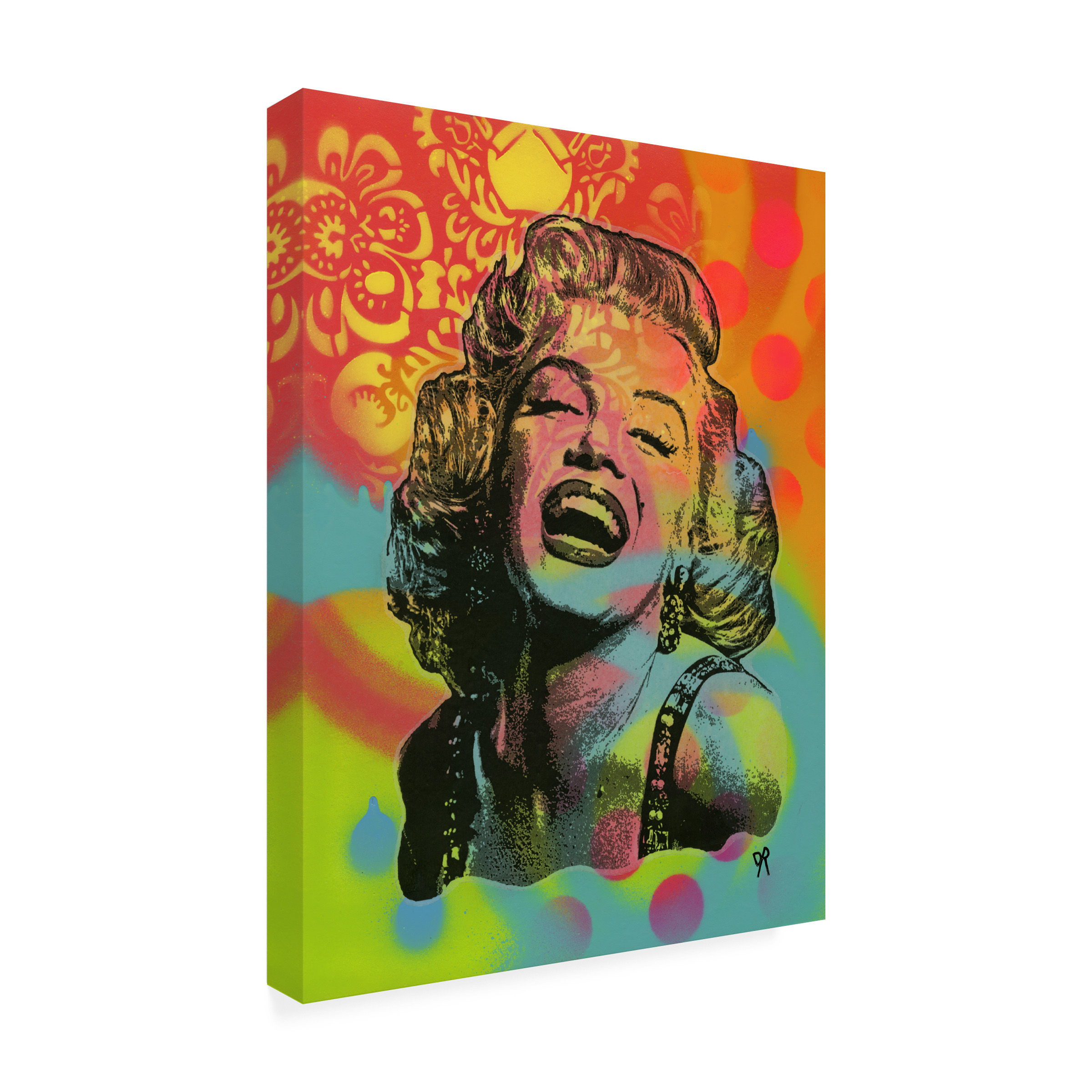 Trademark Fine Art 'Guffaw Marilyn' Canvas Art by Dean Russo
