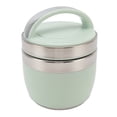 thumbnail image 4 of 1.2L Thermal Lunch Box Bento Box Set 304 Stainless Steel for Kids Teens Adults Insulated Lunch Containers Green, 4 of 6