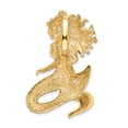 thumbnail image 3 of 14k Yellow Gold Polished & Satin Diamond-cut Mermaid Slide, 3 of 4