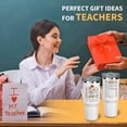 thumbnail image 6 of Teacher Tumbler Cup, 30oz Stainless Steel Travel Coffee Mug, Best Teacher Gifts for Women & Appreciation Week, Back To School, 6 of 6