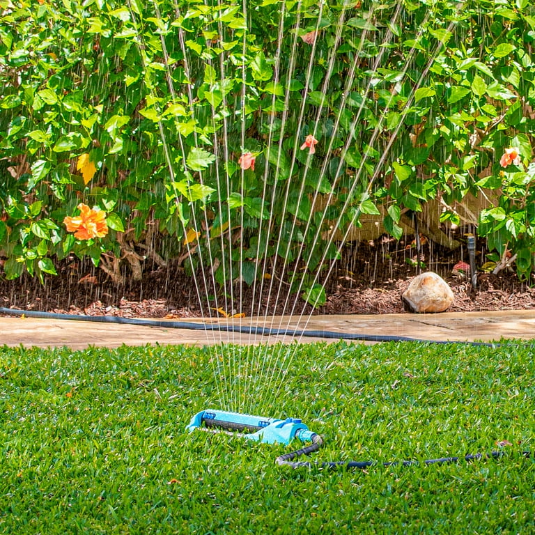 Aqua Joe Oscillating Sprinkler, Indestructible Metal Base