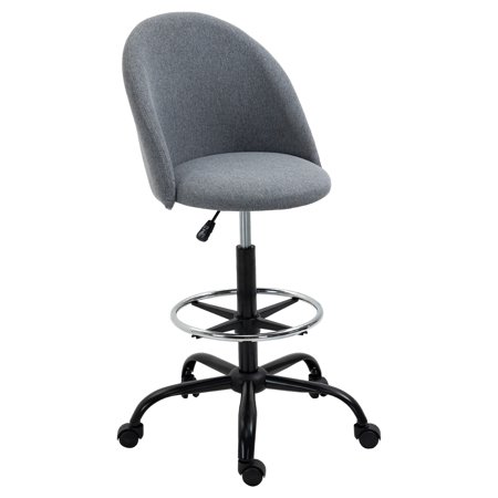 UPC: 0842525114394 | Vinsetto Task Chair with Adjustable Height  220 lb. Capacity  Grey