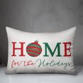 thumbnail image 3 of Creative Products Home For Holidays Ornament 20 x 14 Spun Poly Pillow, 3 of 3
