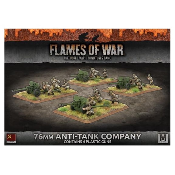 Flames of War: Soviet 76mm Anti-Tank Company (Mid-War)