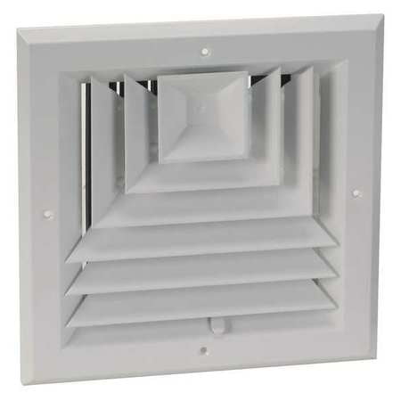 10' In Line Duct - 4MJJ4 3-Way Ceiling Diffuser, Duct Size 10