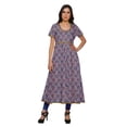 thumbnail image 1 of Moomaya Robe Kurti Longue Indienne Imprimée en Coton Tunique Robes pour Femmes, 1 of 6
