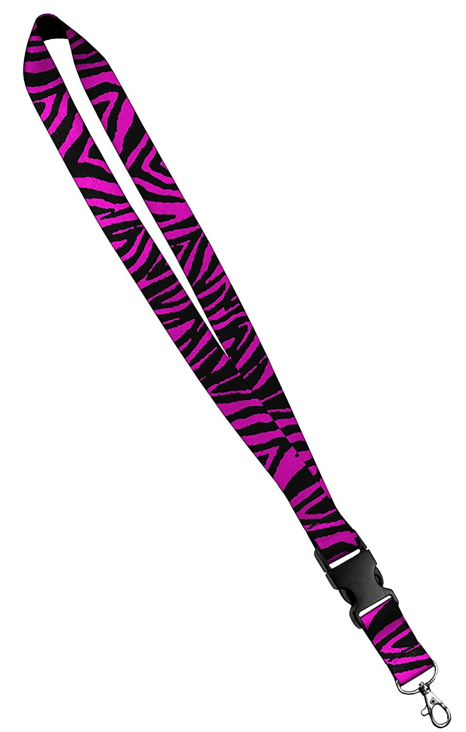 Animal Print Lanyard - Satin Cute Key Lanyard, ID Badge Holder – 3/4