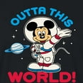 thumbnail image 3 of Mickey & Friends - Outta This World - Juniors Cropped Cotton Blend T-Shirt, 3 of 5