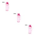 thumbnail image 4 of Bewildely Hervidor de agua de plástico a prueba de fugas botella de bebida portátil para actividades al aire libre, rosa transparente, 400 ml Type1 NO1, 4 of 6