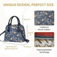 thumbnail image 3 of Jane Austen's Blue Convertible Top Handle Purse Bag, 3 of 10