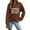 Brown, variant on Women Blouses Womens Quarter Zip Sweatshirt Long Sleeve Running Women Womens Sweater Long Length Thin Zip up Jacket Loose Fit Sweaters Lightweight up Hoodie Athletic Pullover plus Size Khaki S
