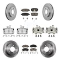 thumbnail image 1 of CMX Front Rear Disc Brake Caliper Rotors and Ceramic Pads Kit (10Pc) for Car Mitsubishi Lancer KC8-101262C, 1 of 11