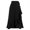 Black, variant on Women's Wrap Skirt High Waist Irregular High-Low Hemline Tie Waist Ruffle A-line Midi Skirt Sky Blue