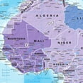 thumbnail image 2 of Cosmographics: Time Zone Wall Map of the World - Large - 56.25 x 34.75 inch Poster - Front Lamination, 2 of 2