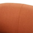 thumbnail image 6 of Noble House Preston Orange Fabric Club Chair, 6 of 20