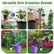 Solar Drip Irrigation System for Garden/Outdoor/Indoor, Automatic Drip Irrigation System Battery