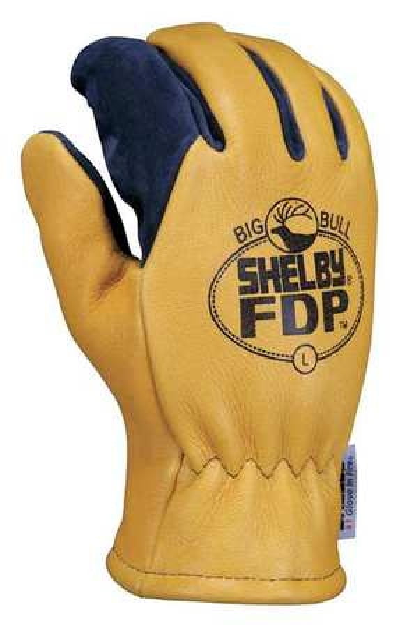 SHELBY 5228 Firefighters Gloves,2XL,Blue,PR 