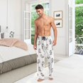 thumbnail image 6 of Top-kevin Otter Men's Pajama Pants Pjs Bottoms with Pockets Sleep Lounge Pants for Men, 6 of 13