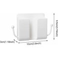 thumbnail image 2 of Paquete de 3 soportes para teléfono celular de montaje en pared, soporte de carga para teléfonos inteligentes, adecuado para el hogar y la oficina, color blanco, 2 of 5