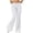 A105 White, variant on Mifsaly Women High Waisted Yoga Pants Flare Leg Tummy Control Workout Athletic Pant Solid Versatile Summer Casual Slim Fit Stretchy Leggings XL