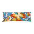 thumbnail image 1 of YUSDECOR Beautiful Colorful Butterfly Body Pillow Pillowcase Pillow Protector Cushion Cover 20x60 Inch, 1 of 2