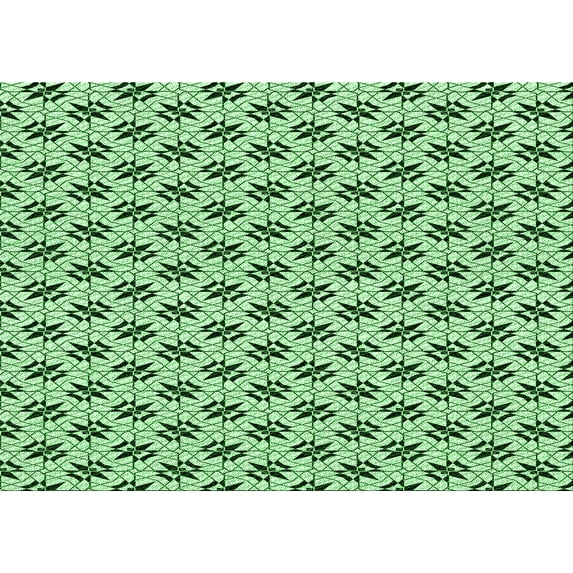 Ahgly Company Machine Washable Indoor Rectangle Transitional Pale Green Area Rugs, 8' x 10'