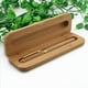 thumbnail image 5 of 2X Pluma Estilográfica de Bambú Elegante Vintage con Caja para Regalos de Empresa Marca de Lujo Bolígrafos de Escritura de Oficina, 5 of 8
