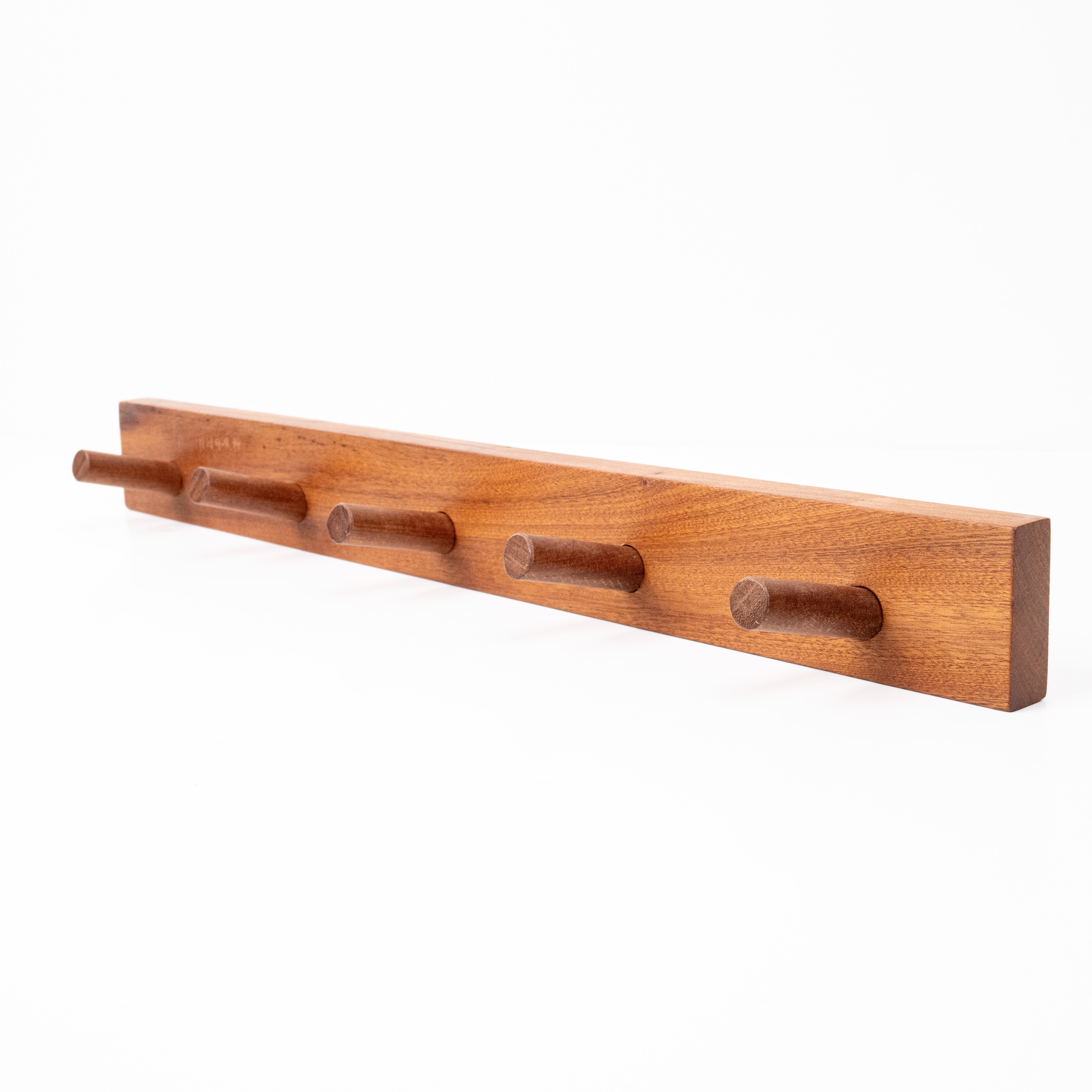 19" 5 Hook Wooden Hookboard Natural
