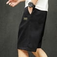 thumbnail image 5 of PMUYBHF Pantalon de Survêtement à Bas Ouvert pour Hommes Shorts Décontractés Shorts Droits Amples Shorts Confortables Respirants Shorts Rouges Pantalon de Travail pour Hommes Pantalons en Molleton pour Hommes, 5 of 5