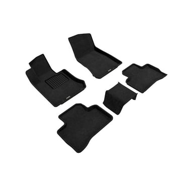 3D MAXpider 2016-2023 Fits Mercedes-Benz GLC-Class X205 Elegant Woven Nylon Black 1st 2nd Row Floor Mat L1MB07904709