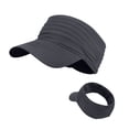 thumbnail image 4 of Helii Women Men Sports Sun Visor Lightweight Packable Stretchy Visor Hat for Running, Tennis, Golf Sun Hat Cowboy Hat Cute Hats, 4 of 6