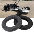 thumbnail image 1 of 3.00-8 Tire and Inner Tube Set, Wide Application 14 Inch Rubber Wear Resistant Pneumatic Tire Inner Tube  for Lawn Mowers, 1 of 7
