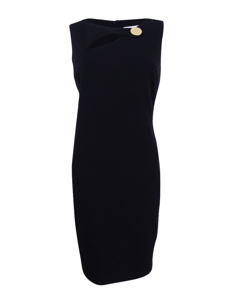 calvin klein cutout sheath dress