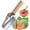 1PCS, variant on Triangle Watermelon Cutter, Stainless Steel Fruit Slicer with Wooden Handle, Multifunctional Kitchen Gadget for Summer Camping Picnics Parties