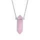 thumbnail image 3 of Collar para Mujer, Cadena con Dije de Cuarzo y Piedras Naturales LuckyLy, Modelo Orly rosa UNITALLA, 3 of 8