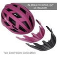 thumbnail image 2 of GROTTICO Adult-Men-Women Bike Helmet with Light -Mountain Road Bicycle Helmet with Replacement Pads & Detachable Visor, 2 of 7