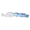 thumbnail image 2 of Doll Hair Weft, High Temperature Soft Silk Doll Making Wig White and Blue Gradient Color Design Doll Wigs Hair Row for Hair Dryer Straightener or Curlers, 2 of 7