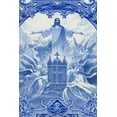 thumbnail image 2 of Zuckerman, Jim 13x18 Gold Ornate Wood Framed with Double Matting Museum Art Print Titled - Portugal, Porto Ildefonso Church Mosaic, 2 of 4