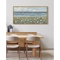 thumbnail image 4 of Drsoum Large 20x40in Natural Framed Coastal Wildflower Field Vintage Wall Art Prints Classic Retro Farmhouse Landscape Rustic Decorations for Living Room Bedroom, 4 of 6