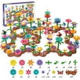 thumbnail image 4 of ufehgfjh 272-Piece Children's Variety Garden World Assembling Garden Building Blocks Set DIY Intellectual Flower Arrangement Assembling and Building Toys, 4 of 5
