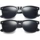 thumbnail image 1 of 2 gafas de sol polarizadas retro con rebobinado para hombres y mujeres, gafas de sol clásicas con protección UV, 1 of 4