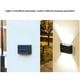thumbnail image 5 of Inteprter 2 piezas de luz solar de pared ABS portátil decorativa a prueba de sol alimentada por batería recargable lámpara de jardín al aire Iluminación y accesorios 6 perlas blancas, 5 of 6