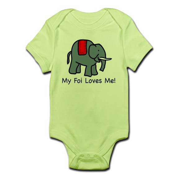 CafePress - My Foi Loves Me Infant Creeper - Baby Light Bodysuit