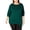 Green, variant on NY Collection Womens Side-Button Long Sleeve Pullover Sweater