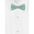thumbnail image 3 of Jacob Alexander Boys' Floral Pre-Tied Adjustable Banded Cotton Bow Tie - Dusty Sage, 3 of 6