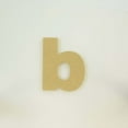 thumbnail image 2 of Package of 1, 6 Inch X 3/4" Thickness MDF Letter b in The Arial Font, Thick, Lower Case for Art & Craft Project, Made in USA, 2 of 4