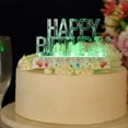 thumbnail image 4 of Efavormart Clear Acrylic Multicolor Flashing Happy Birthday Cake Topper - 5"x 3", 4 of 10