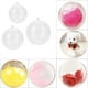thumbnail image 1 of 20 Bolas De Adorno Transparentes Rellenables, Bolas De Plástico Para Decoración De árbol De Navidad Con Piezas De Cinta, Muérdago, Baratijas Para Fines De Decoración General,, 1 of 7