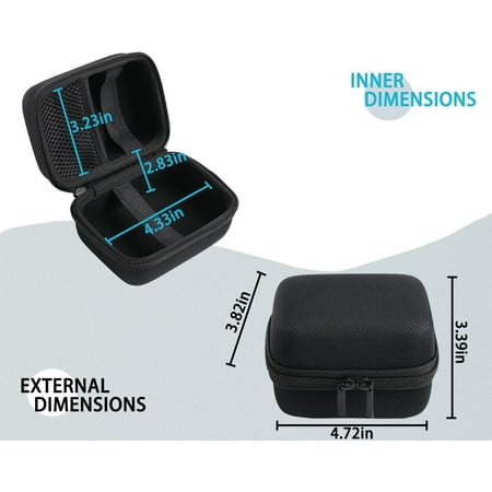 FEFEFW-Travel Charging Accessories Storage Kit - Hard Protective Case Fits Power Bank Power Adapter & Data Cables(Case Only)
