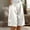 🔥 White_New, variant on Dianli Gifts Satin Shorts Workwear Women's Solid Color Half Shorts Elastic Waist Button Front Side Pockets Loose Straight Casual Summer Office Weekend Wear Five Quarter Shorts Satin Shorts